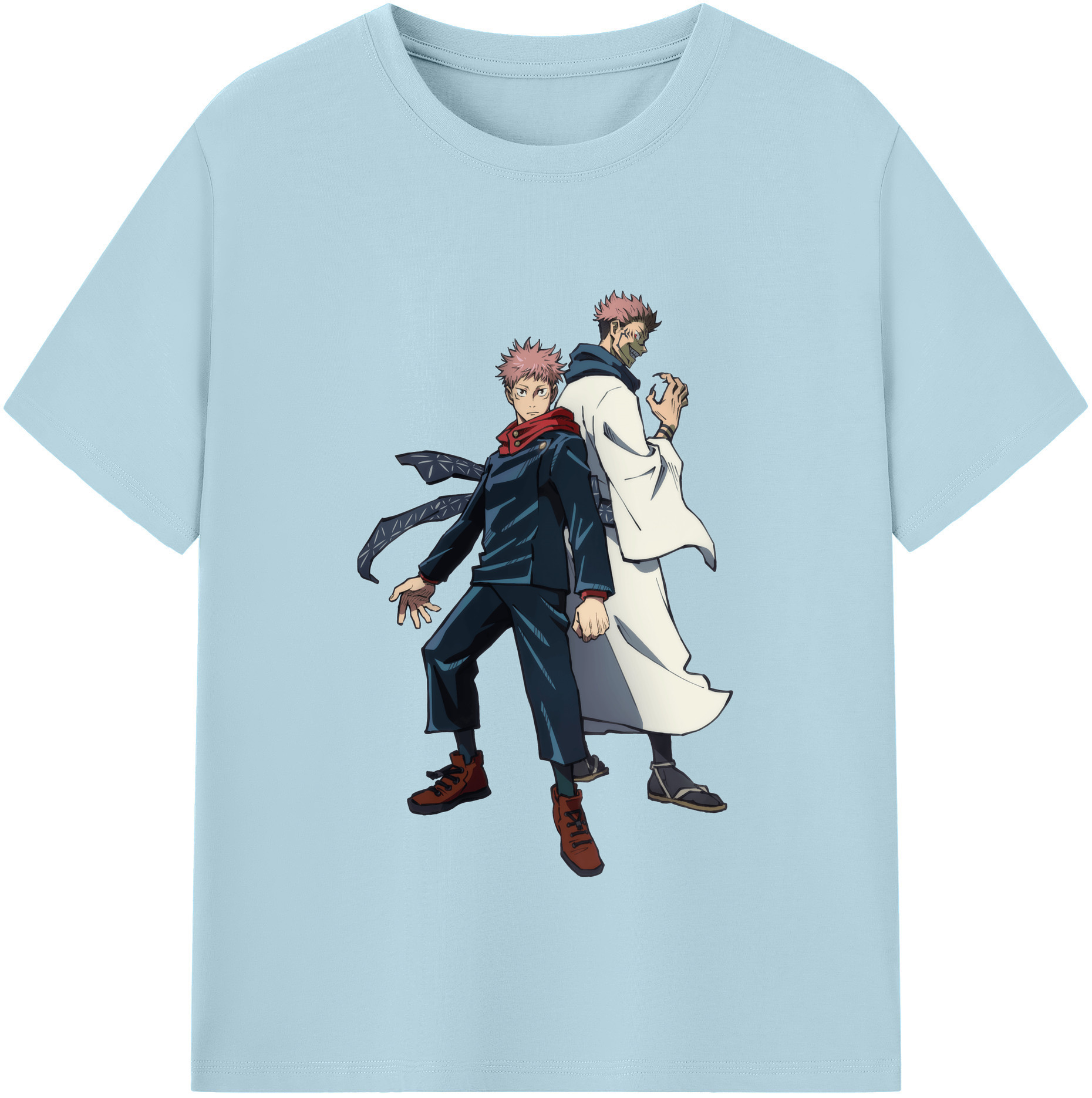 （画像用） 呪術廻戦 Jujutsu Kaisen 綿100％半袖Tシャツ（フロントプリント）